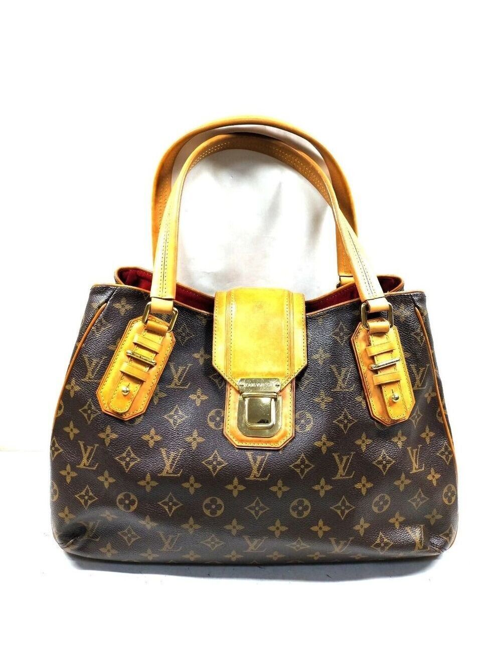 Louis Vuitton LV Tote Bag Greta brown Monogram 745-070525
